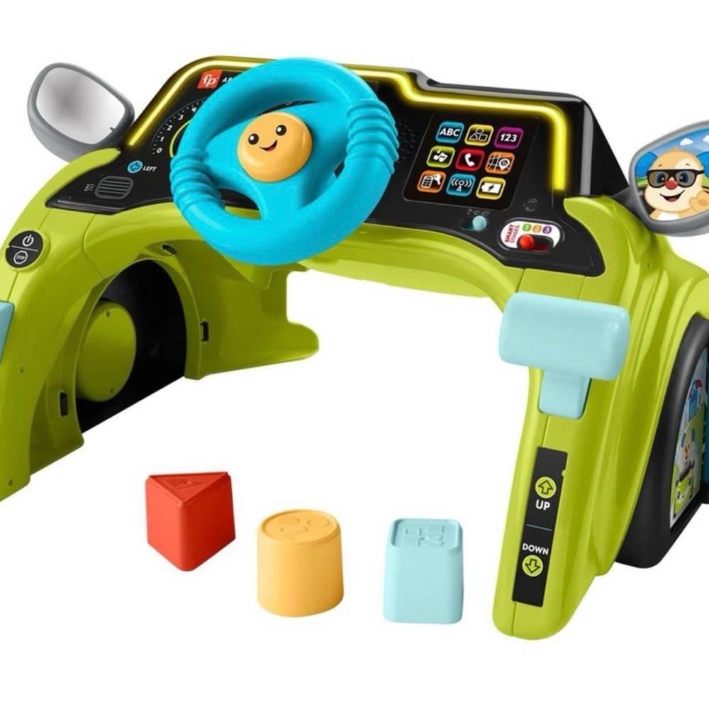 Fisher-Price Green and Blue Learning Steering Wheel